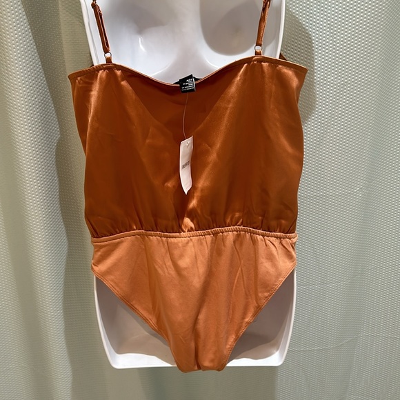 Ladies silky cami bodysuit - Picture 3 of 5
